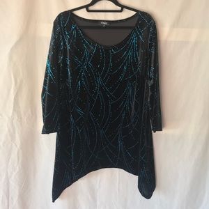 Elementz velvet blouse